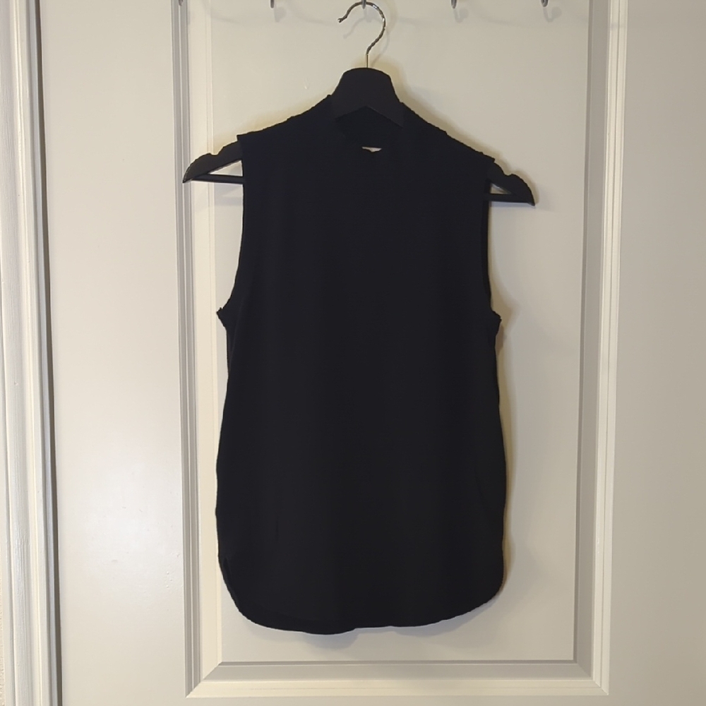 LOFT Elegant Black Sleeveless Top
